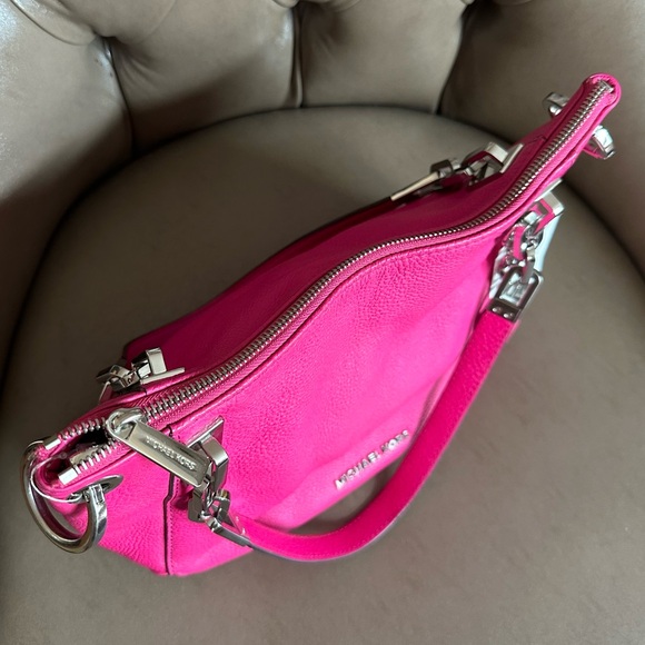 Michael Kors Hot Pink Convertible Shoulder Bag - Picture 6 of 10